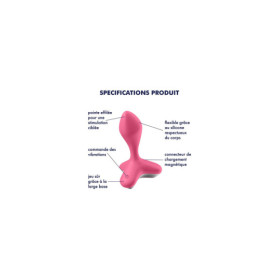 Vibromasseur anal USB rose Game Changer Satisfyer 
